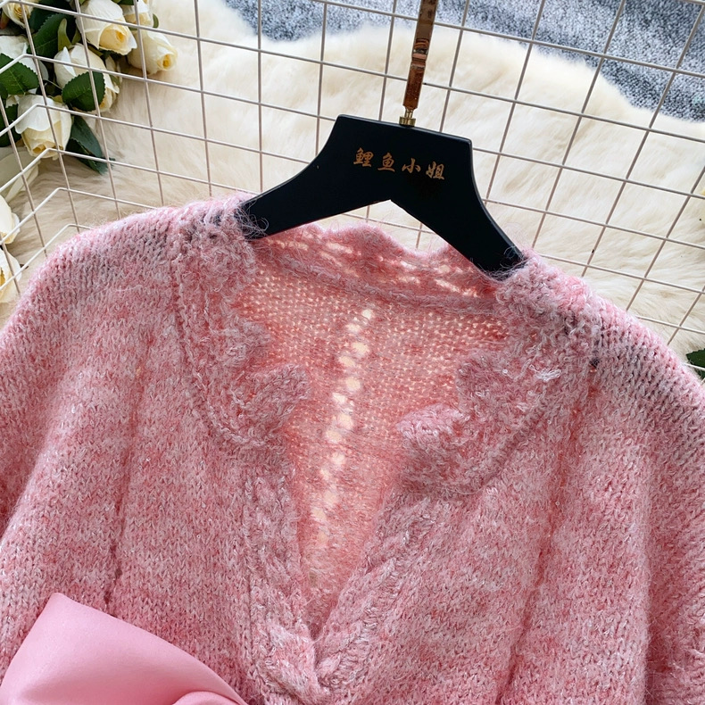 La diva la baby knitted dress KD231 images